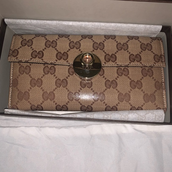 Gucci Crystal Canvas GG Guccissima Wallet - Picture 2 of 8